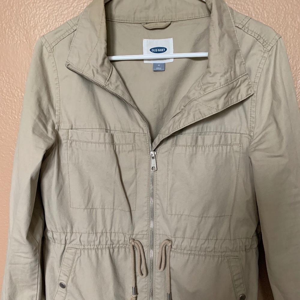 Old Navy Khaki Tan Anorak Jacket